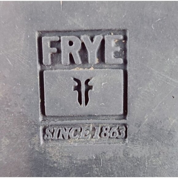 Kids Frye Black Leather Bootie Carson Shortie 13E Unisex Pull On Loops Western - Picture 11 of 13